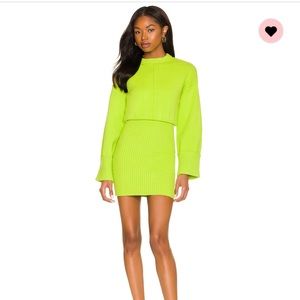 Nbd Imani fold over cuff mini dress —- Size XS